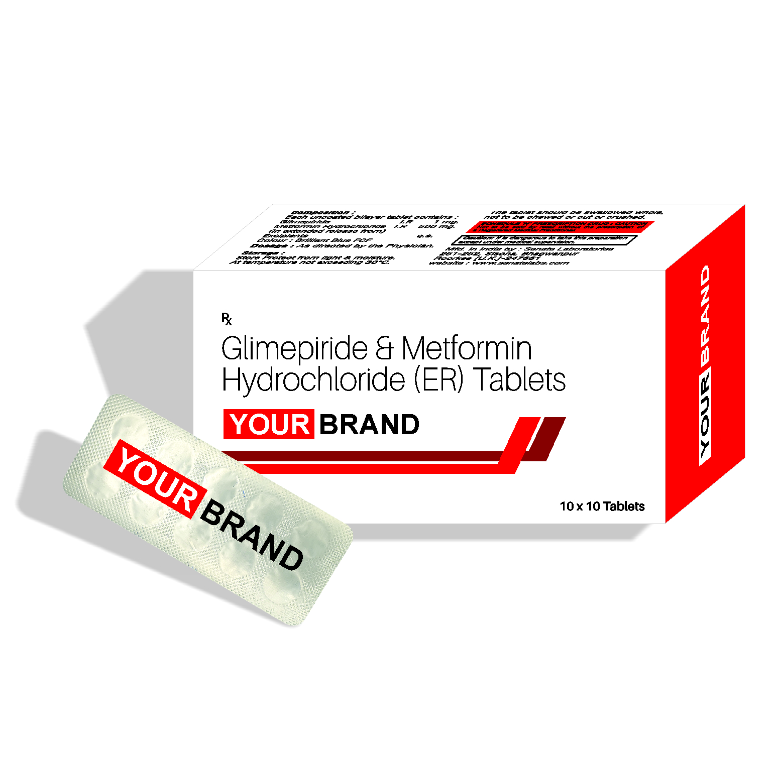 Glimepiride & Metformin Hydrocloride Tablet